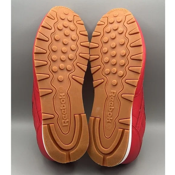 Reebok Classic Leather Vector Red Retro Shoes - Men's Size 11 NEW - Picture 7 of 8
